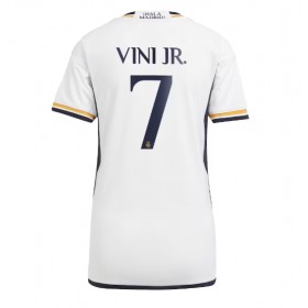 Damen Fußballbekleidung Real Madrid Vinicius Junior #7 Heimtrikot 2023-24 Kurzarm